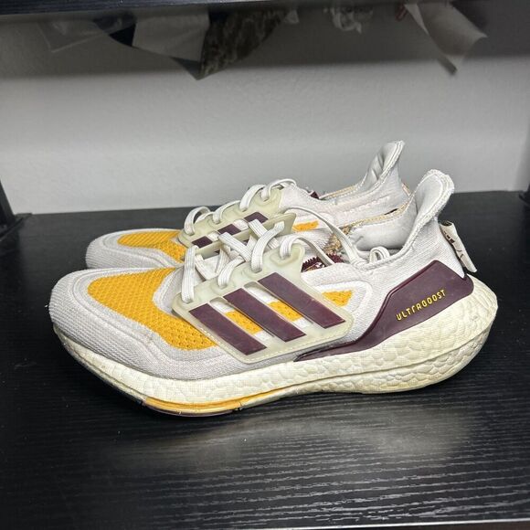 Adidas Ultraboost 21 Mens NCAA Arizona State Sun Devils ASU Sparky Men’s 6.5 - Picture 1 of 16